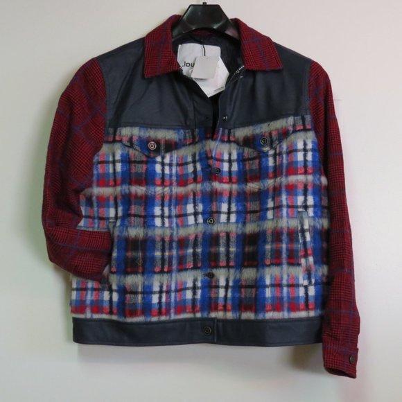 Desigual Tartan Fur Coat - Picture 7 of 7